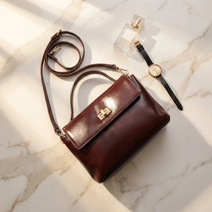 Sac Bandoulière Luciana Cuir Daim Givré