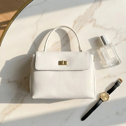 Sac Bandoulière Luciana Cuir Daim Givré
