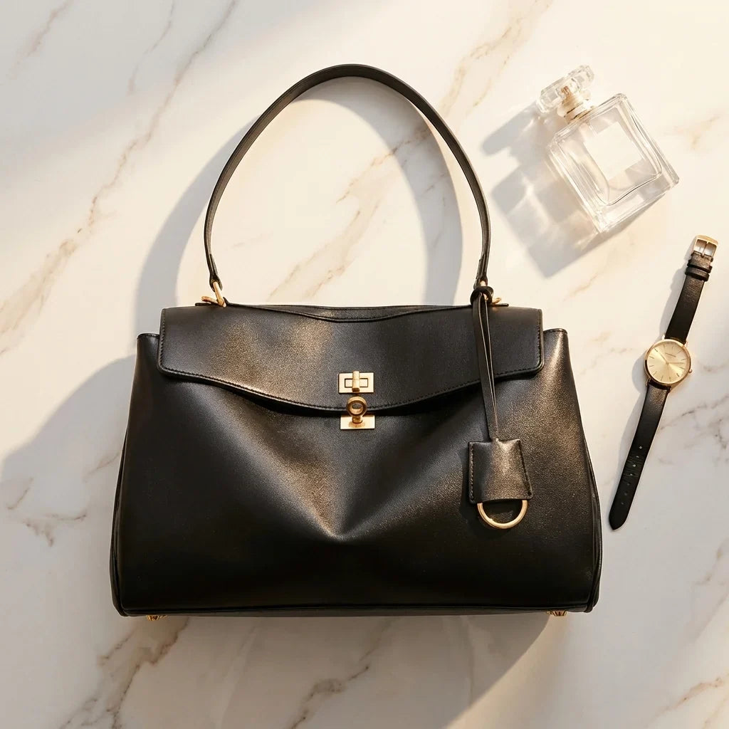 Sac Bandoulière Luciana Cuir Daim Givré