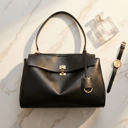 Sac Bandoulière Luciana Cuir Daim Givré