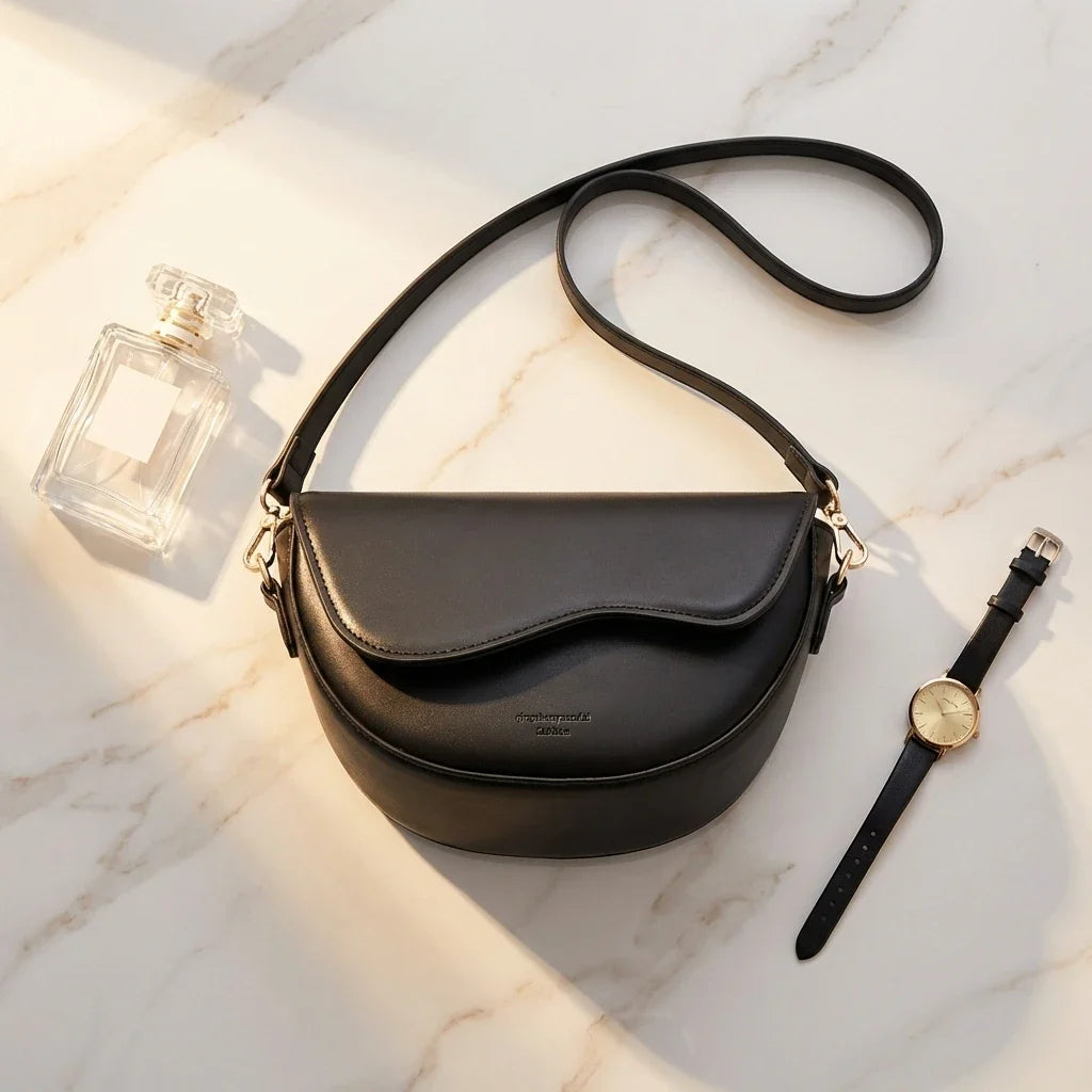 Sac Bandoulière Vintage Cuir Souple Selina