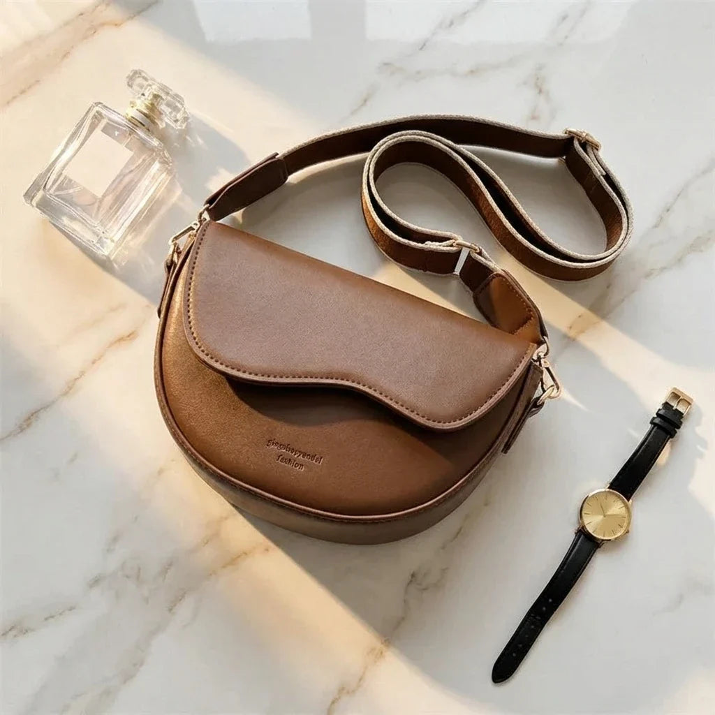 Sac Bandoulière Vintage Cuir Souple Selina