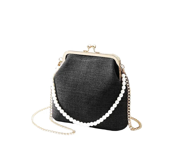 Sac Bandoulière Sveva Perles & Chaîne