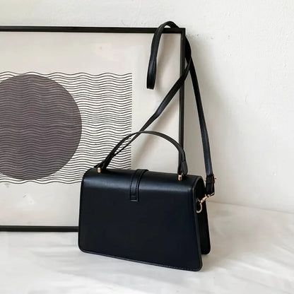 Tiziana : Sac Bandoulière Carré en Cuir Minimaliste