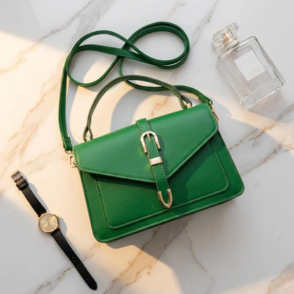 Tiziana : Sac Bandoulière Carré en Cuir Minimaliste