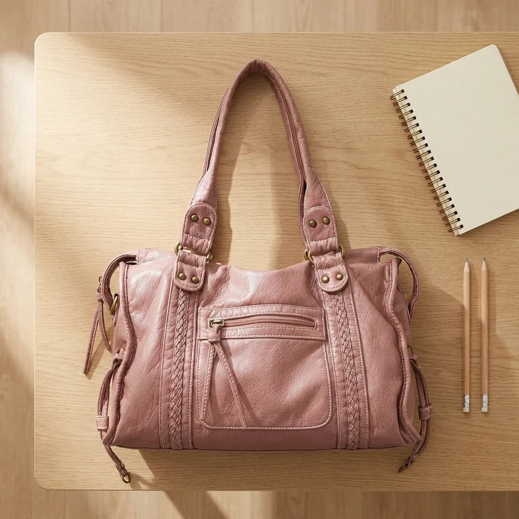 Sac bandoulière cuir Virella fourre-tout vintage