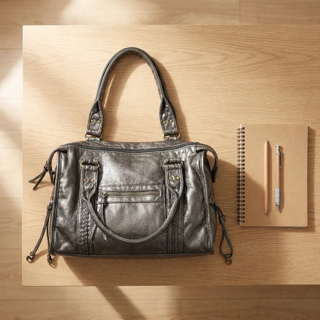 Sac bandoulière cuir Virella fourre-tout vintage
