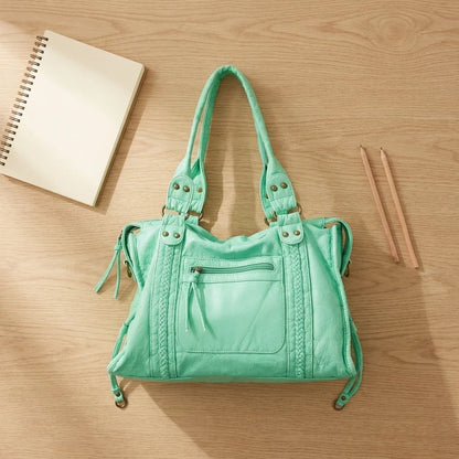 Sac bandoulière cuir Virella fourre-tout vintage