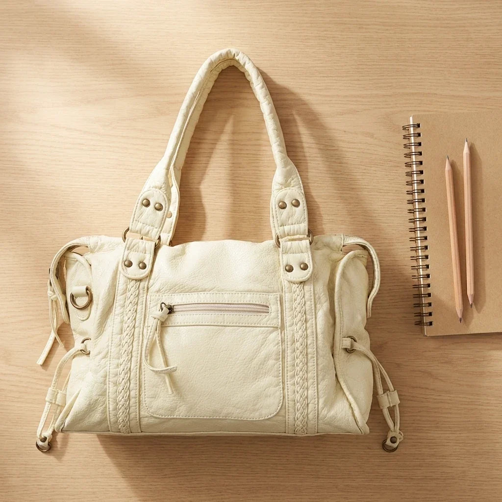 Sac bandoulière cuir Virella fourre-tout vintage