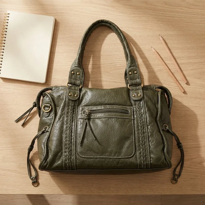 Sac bandoulière cuir Virella fourre-tout vintage