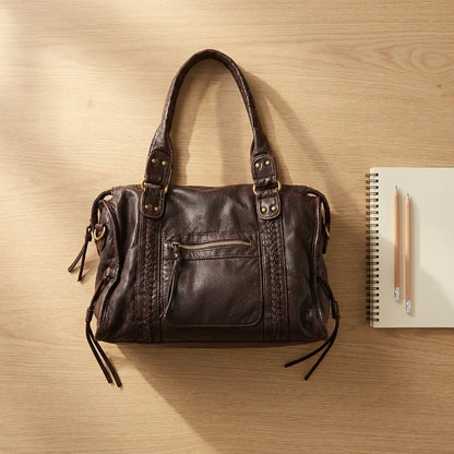 Sac bandoulière cuir Virella fourre-tout vintage