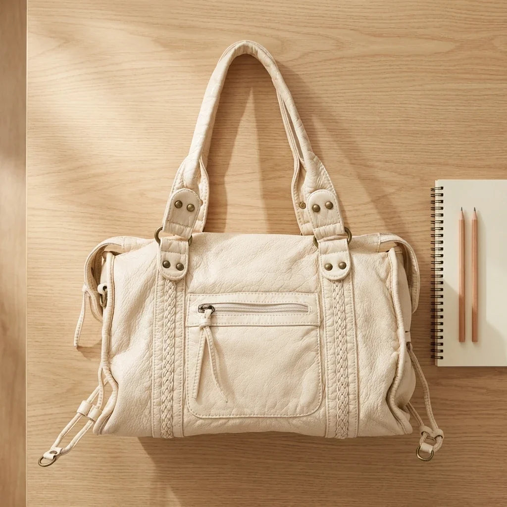 Sac bandoulière cuir Virella fourre-tout vintage