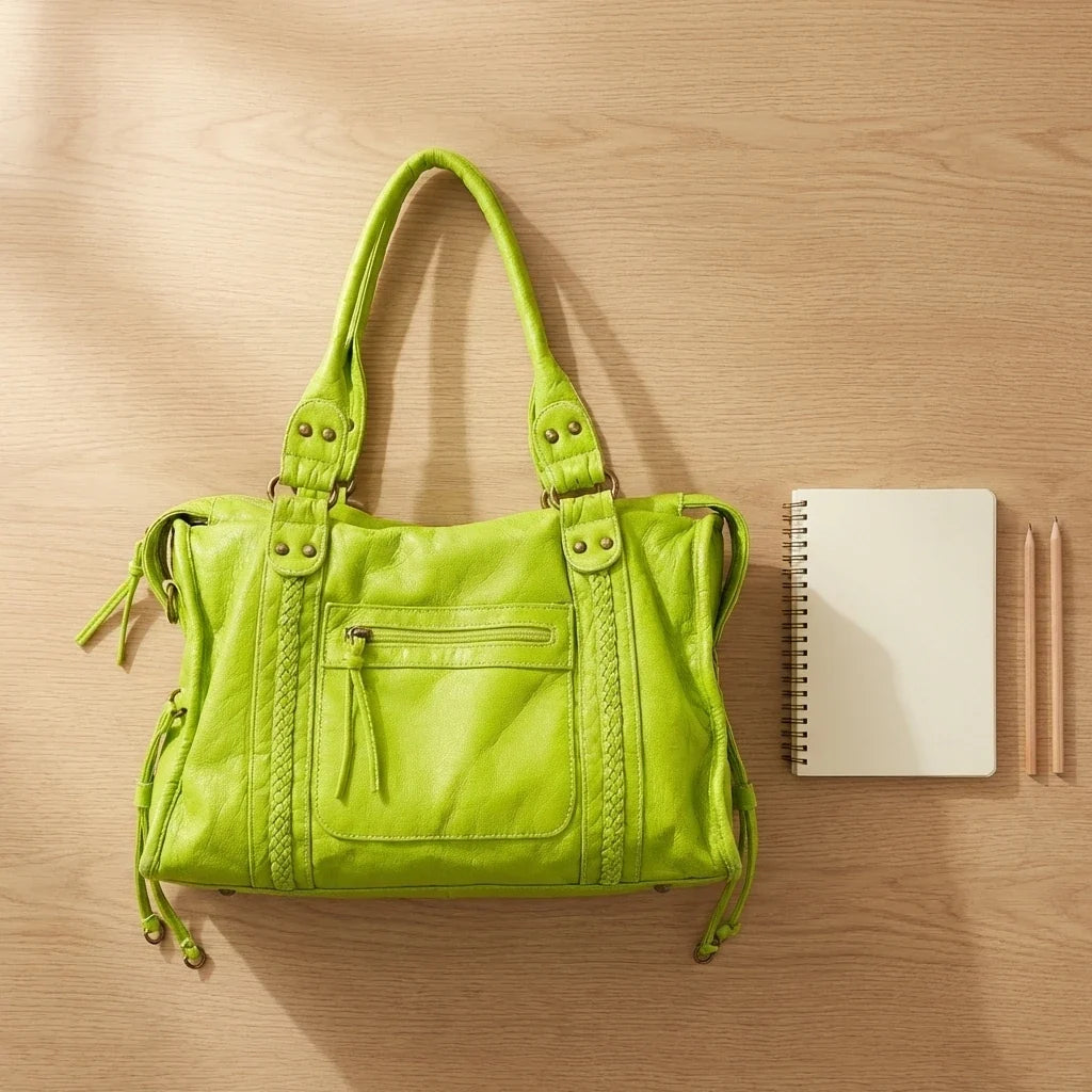 Sac bandoulière cuir Virella fourre-tout vintage