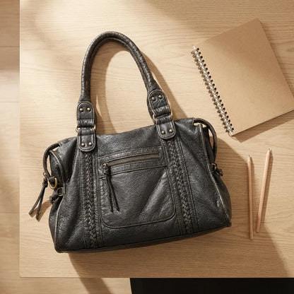 Sac bandoulière cuir Virella fourre-tout vintage