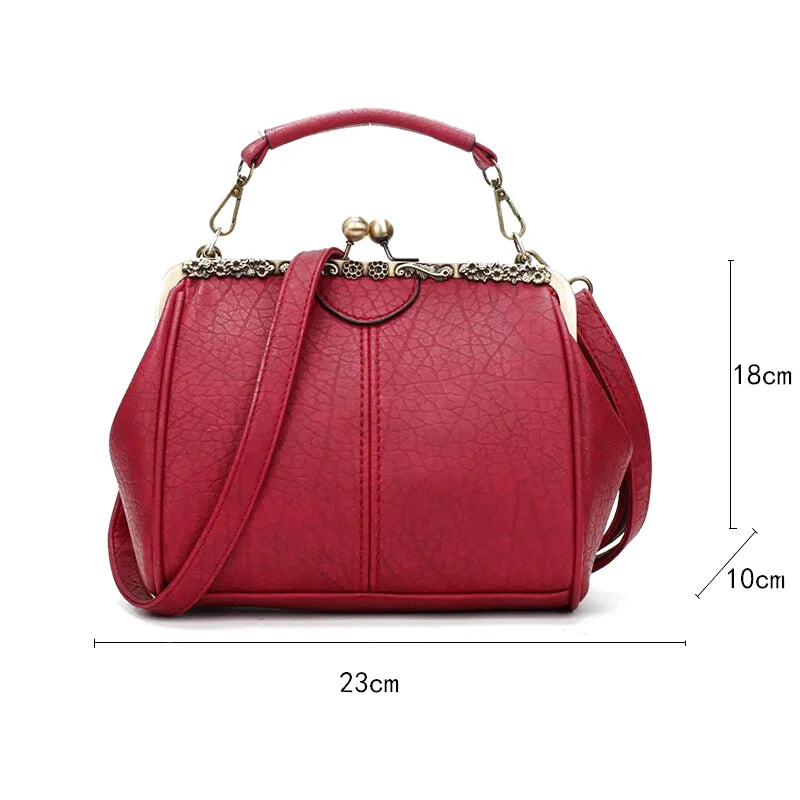Sac Bandoulière Rétro Cuir Souple Calista