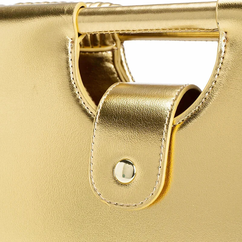 Sac Hobo Argent Tissé Leandra