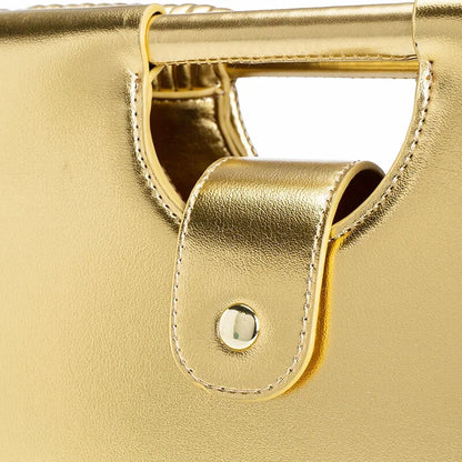 Sac Hobo Argent Tissé Leandra