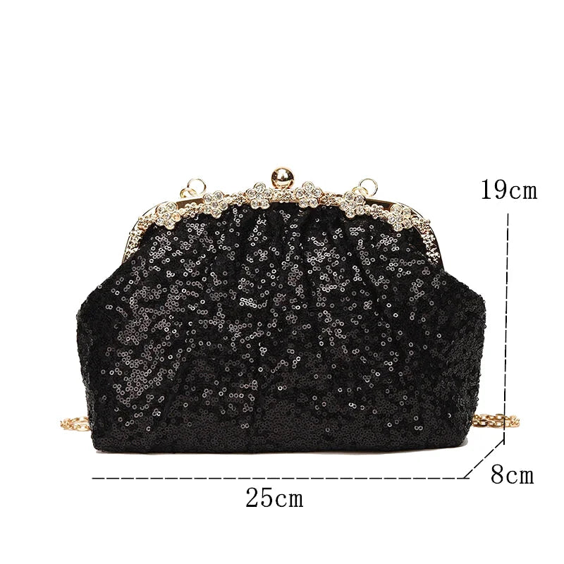 Sac Bandoulière Scintillant Ginevra Mariage & Soirée