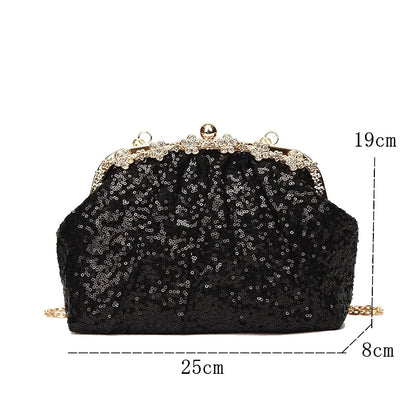 Sac Bandoulière Scintillant Ginevra Mariage & Soirée