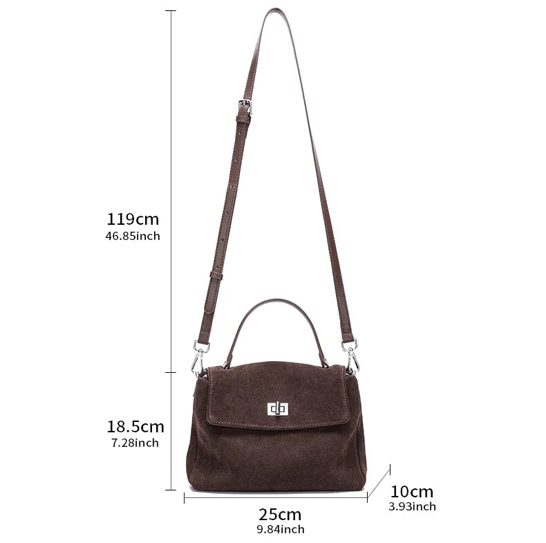 Sac Bandoulière Ottorina Daim Naturel