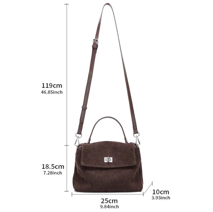 Sac Bandoulière Ottorina Daim Naturel
