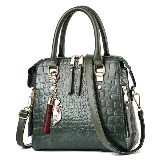 Sac Bandoulière Arianna Motif Crocodile