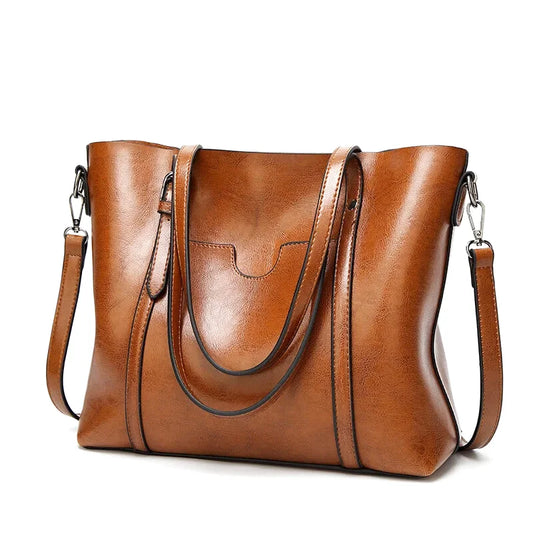 Annalisa : Sac Bandoulière Cuir Ciré Vintage Structuré
