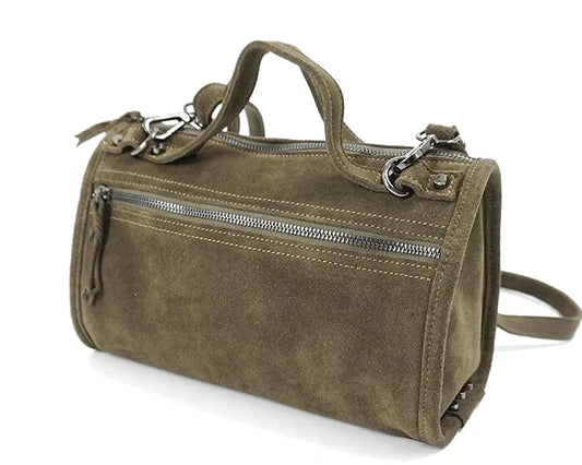 Sac Bandoulière Daim Authentique Caterina