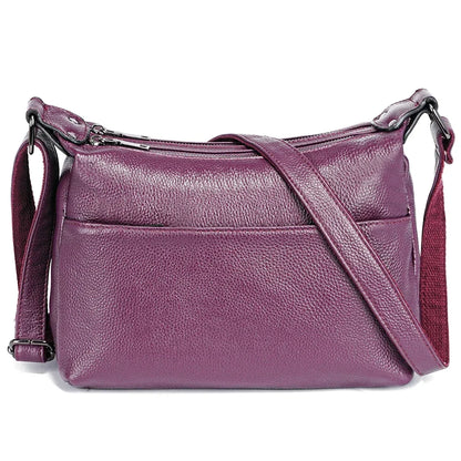 Sac Bandoulière Marina Cuir Véritable Hobo